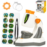 YCFUN Toy Microscope for Kids Boys Girls 3+, STEM & Science Interactive Learning Microscope Kits